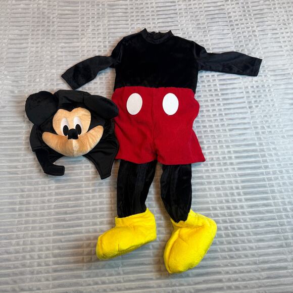 Disney Toddler Mickey Mouse Costume Mickey and Friends Size 12 to 18 Months - Picture 3 of 13